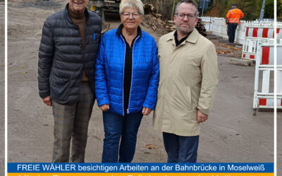 Erneuerung der Bahnbrücke Heiligenweg hat gestartet