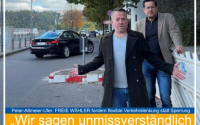 Peter-Altmeier-Ufer: FREIE WÄHLER fordern flexible Verkehrslenkung statt Sperrung