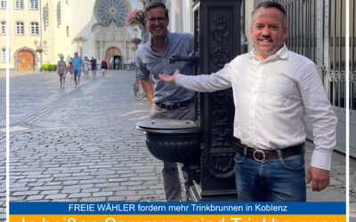 Koblenz braucht mehr Trinkbrunnen